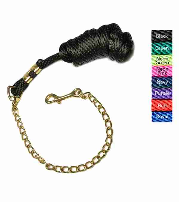 Corde d'attache en polyéthylène avec chaîne