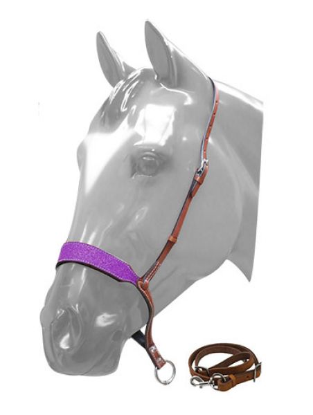 Purple Glitter Tie Down