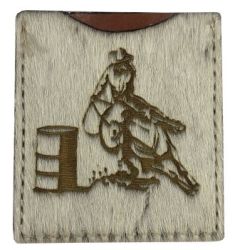 Porte-cartes autocollant pour téléphone portable Barrel Racer