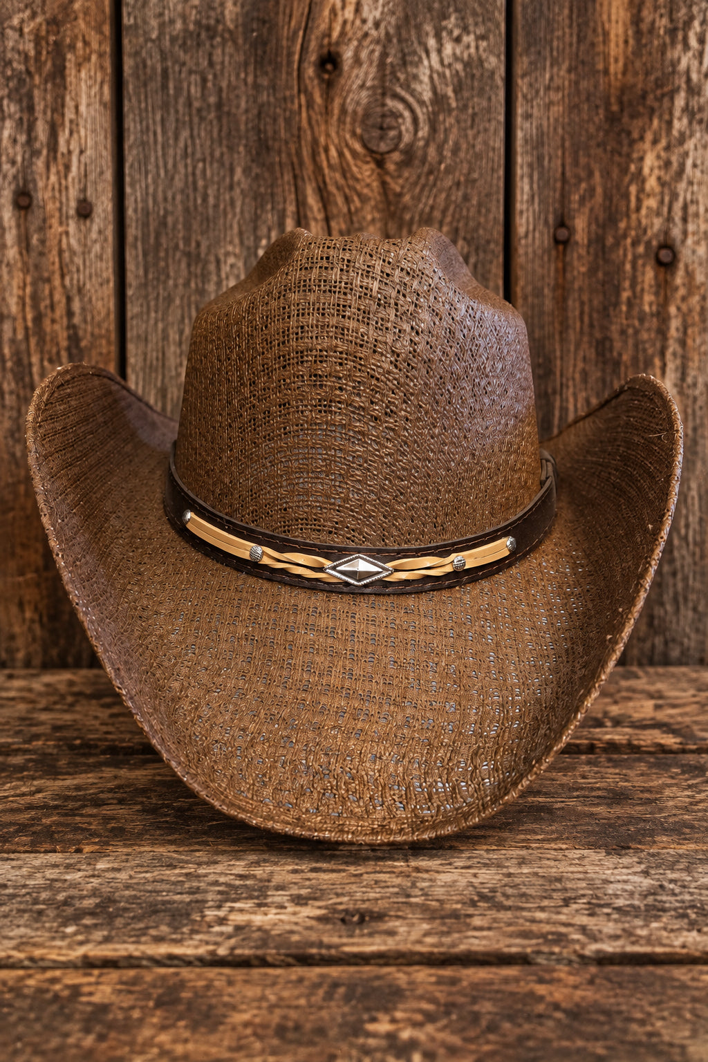 Brown Cowboy Hat-Large