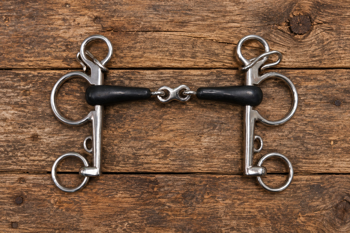 Pelham French Link Rubber Bit