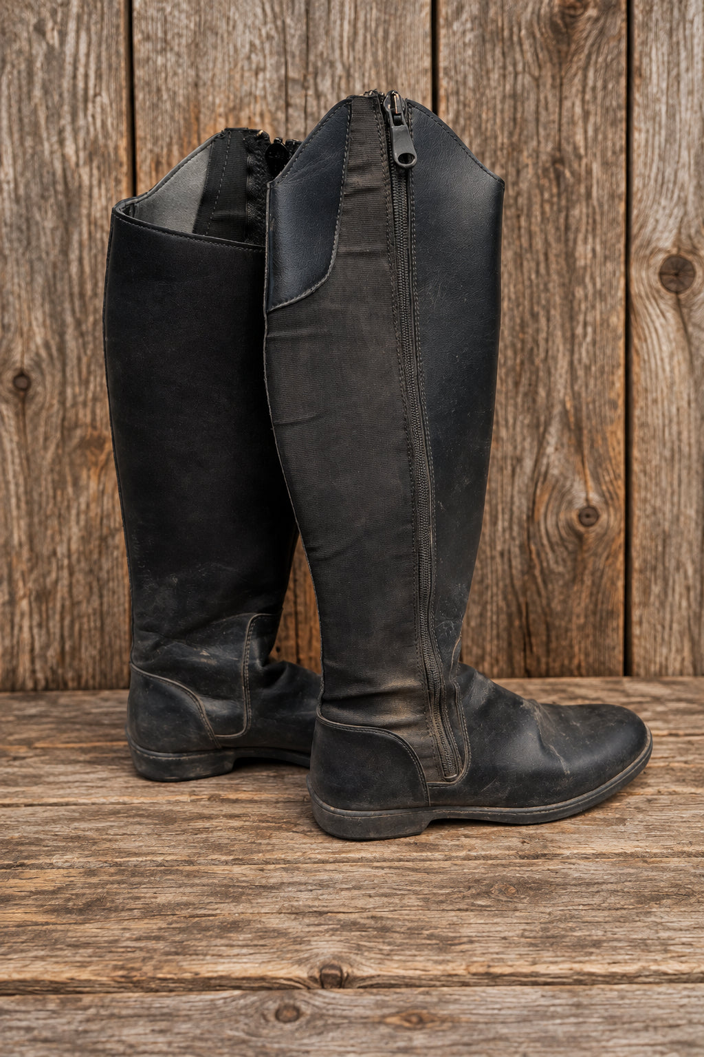 Fouganza Sythetic Tall Boots