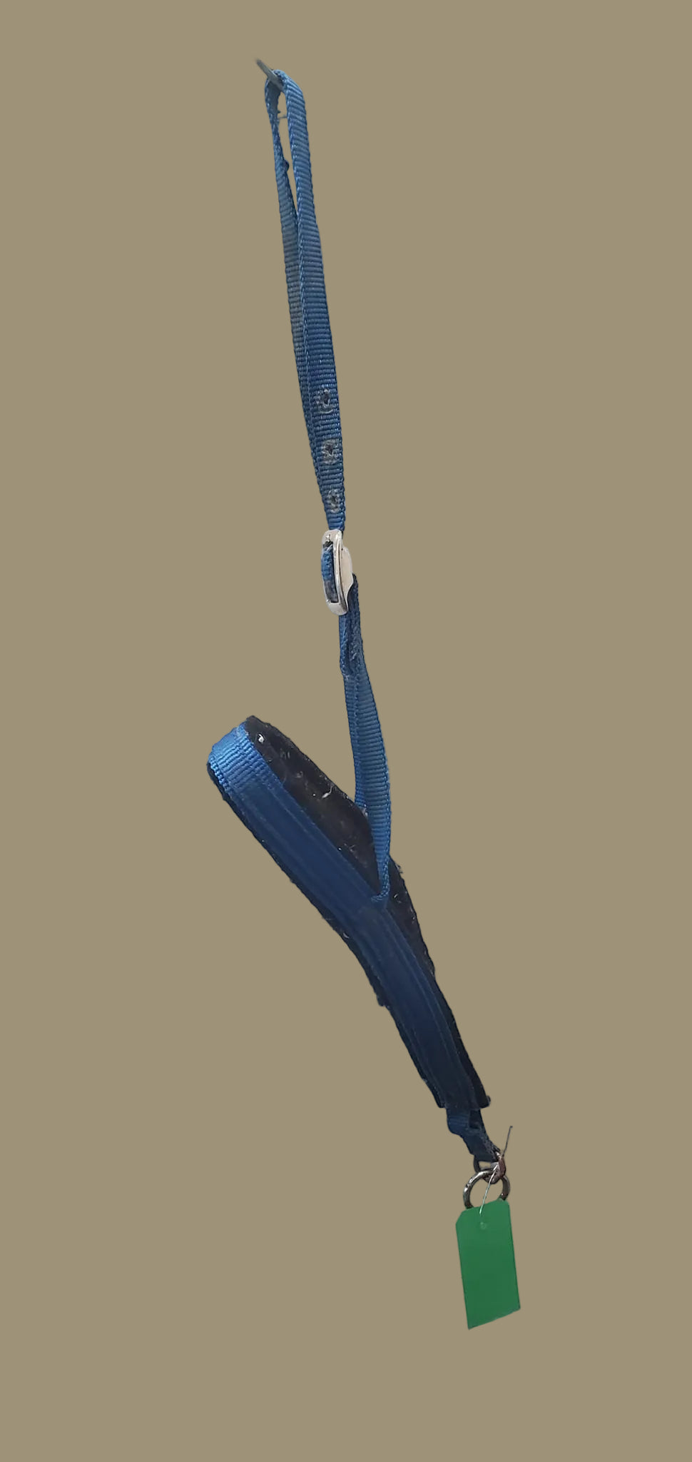 Attache en nylon bleu