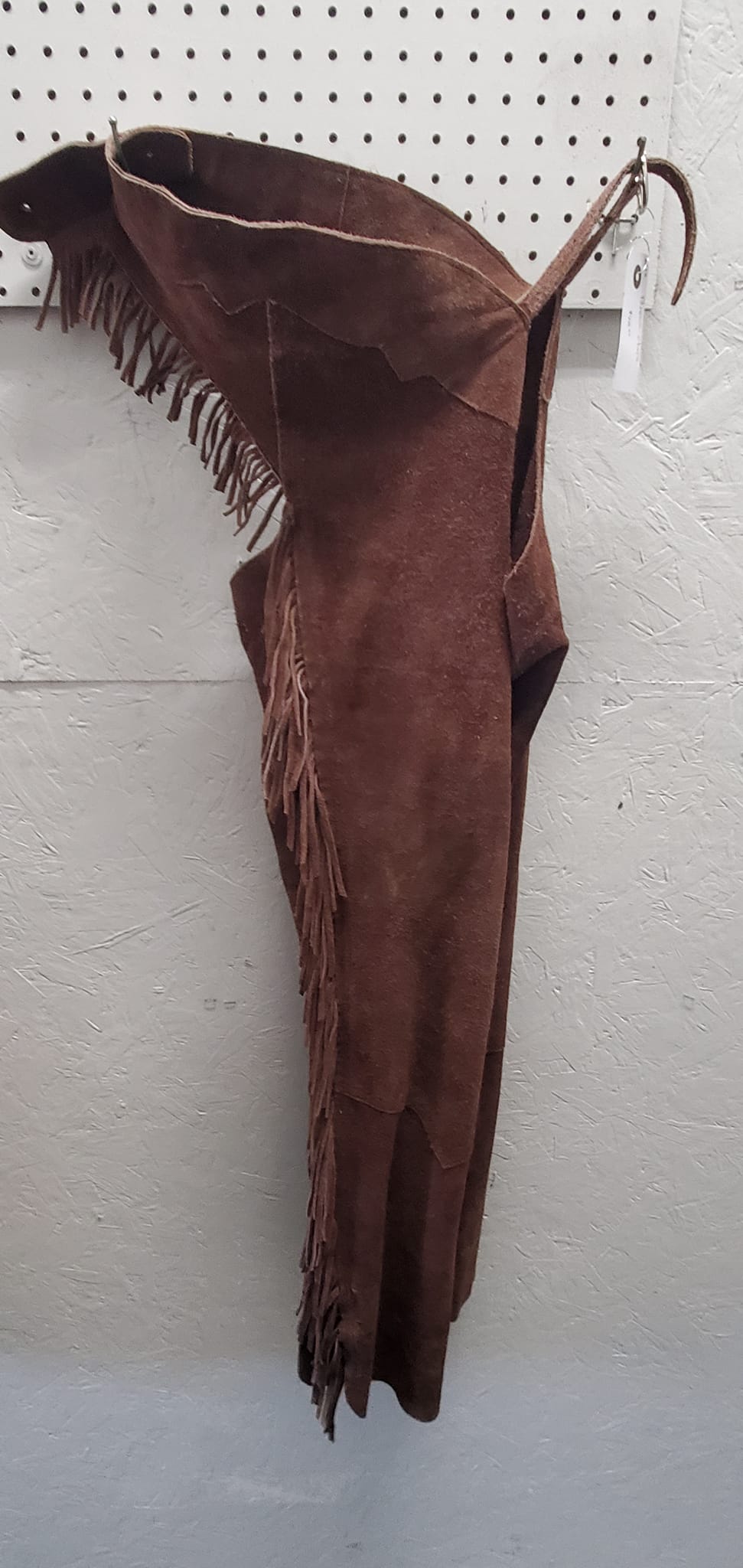 Brown Chaps w/Fringe