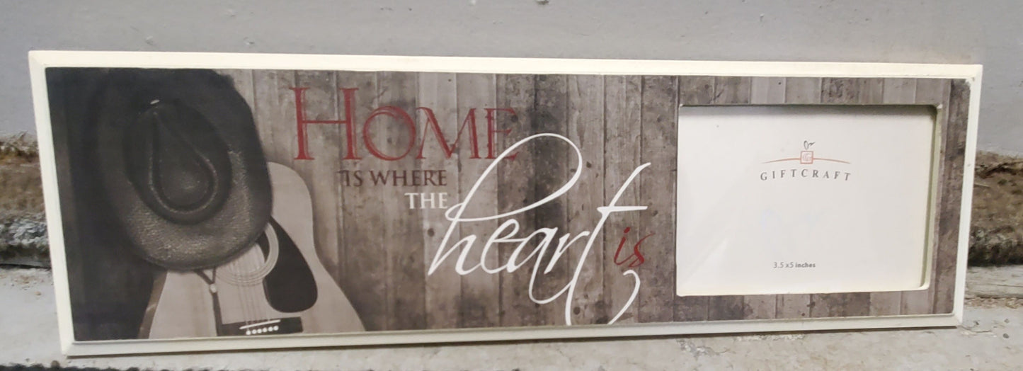 "Home is Where the Heart is" Picture Frame