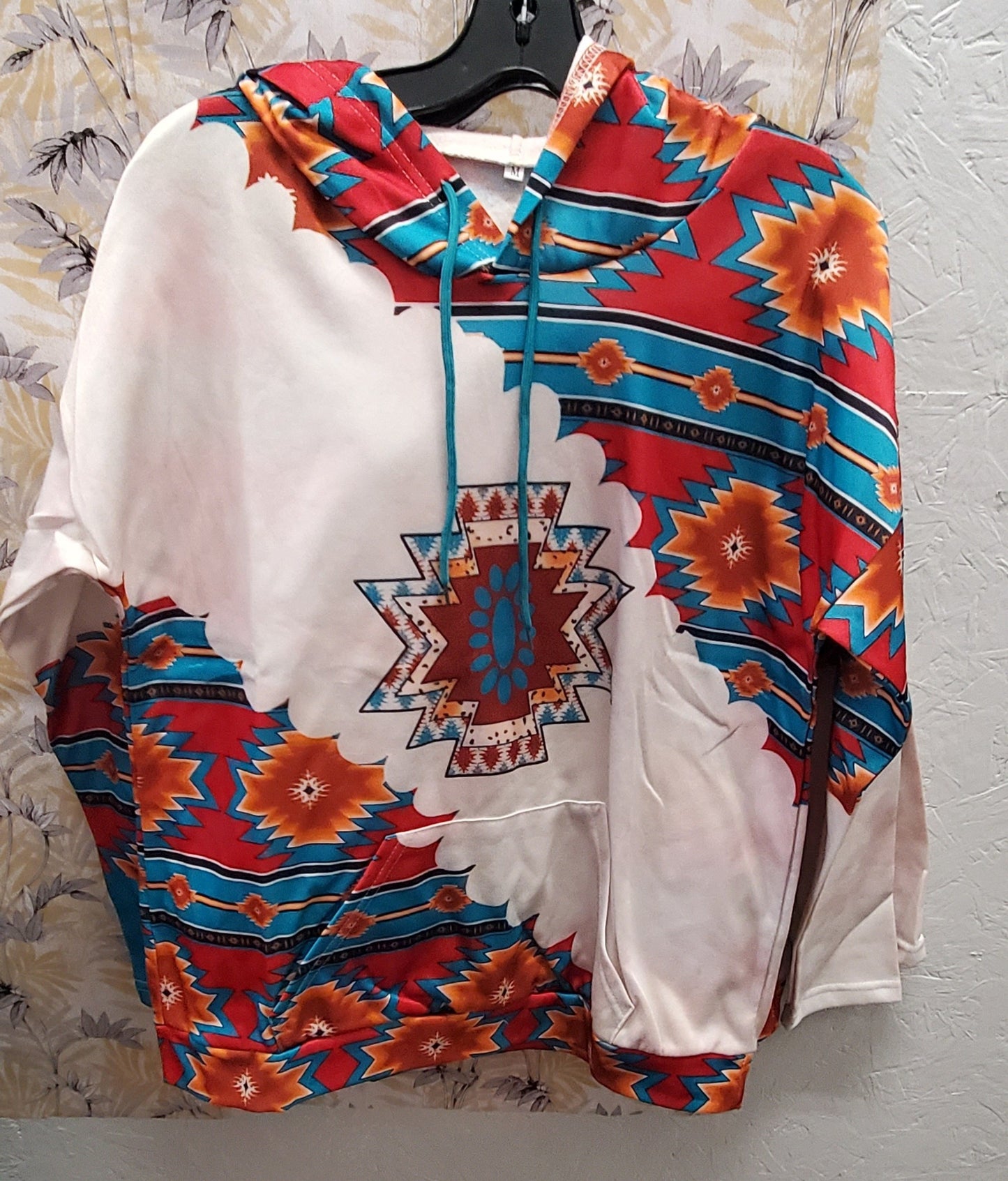 Aztec Print Hoodie