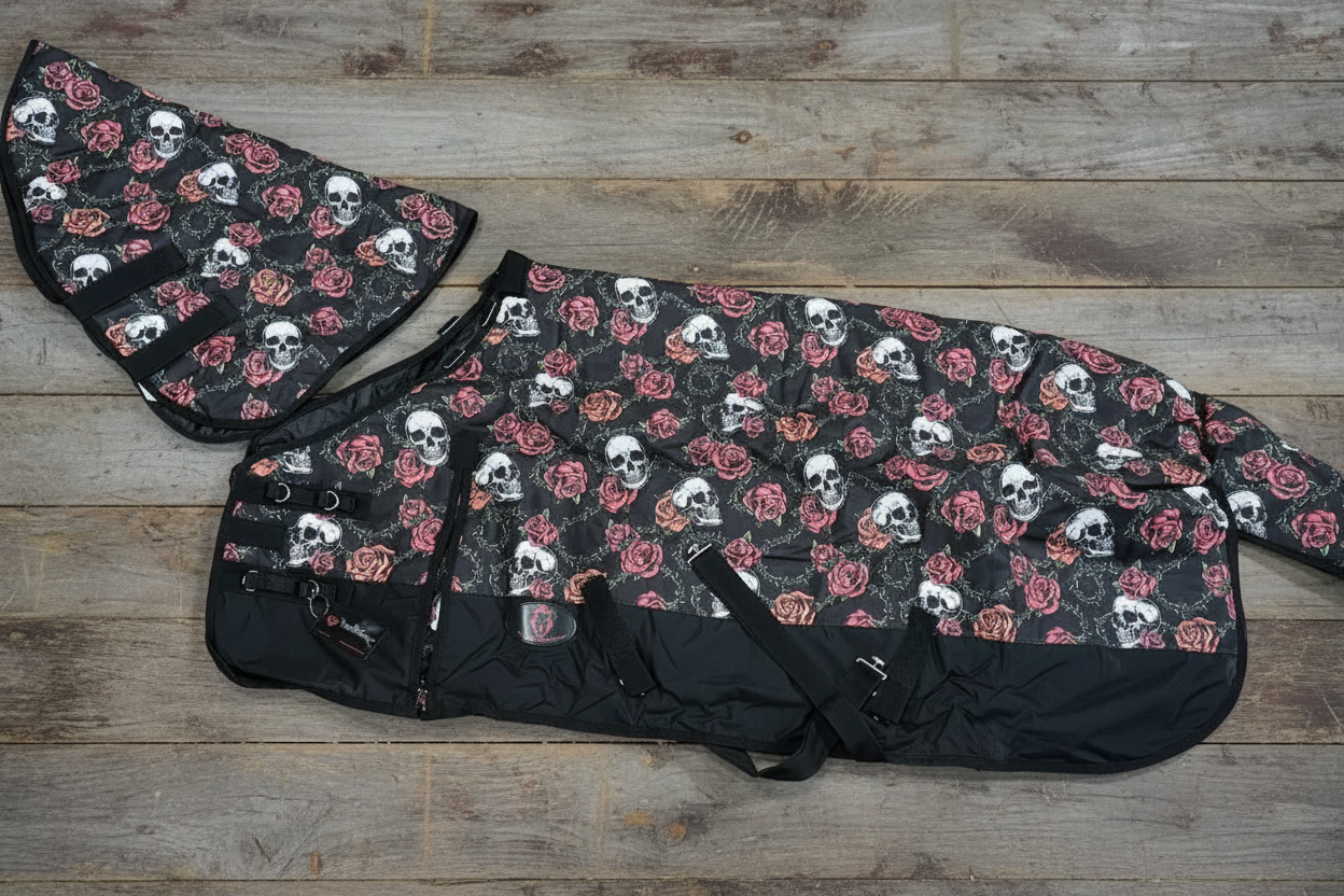 Crâne rose avec capuche 300 g