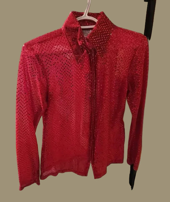 Chemise à paillettes rouges Hobby Horse
