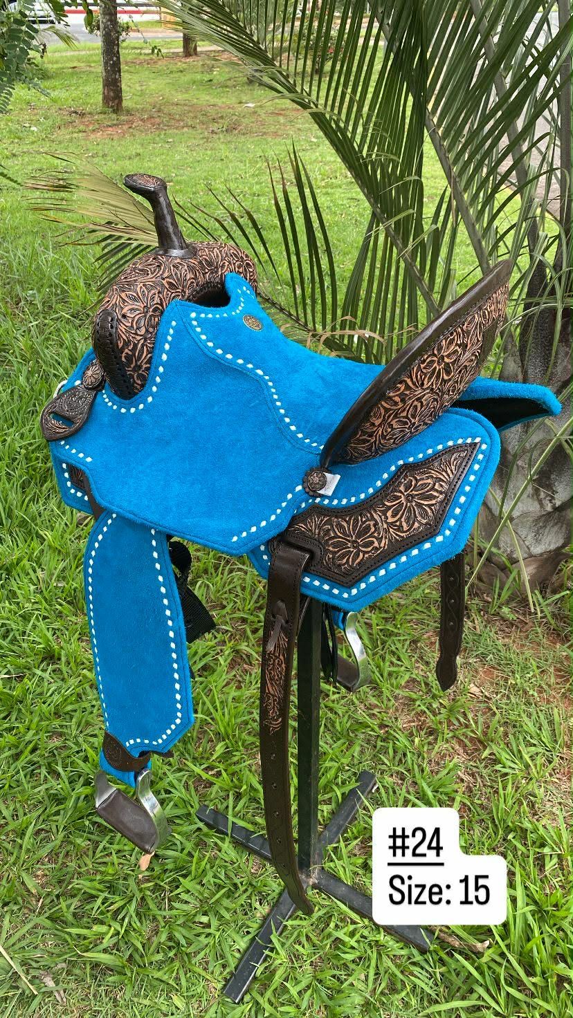 Selle de baril Silva Martin 15" à soulagement spinal