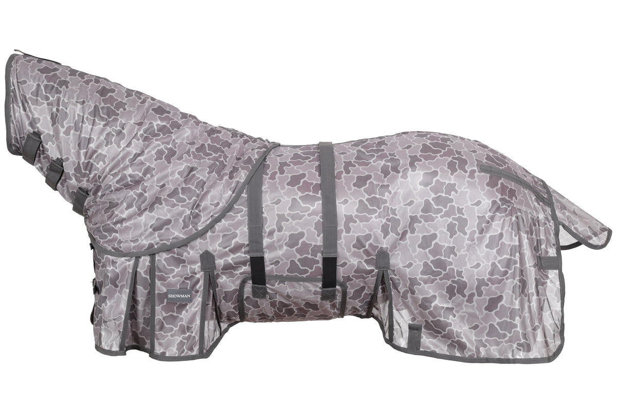 Retro Camo Fly Sheet w/Removable Neck- 75" ONLY