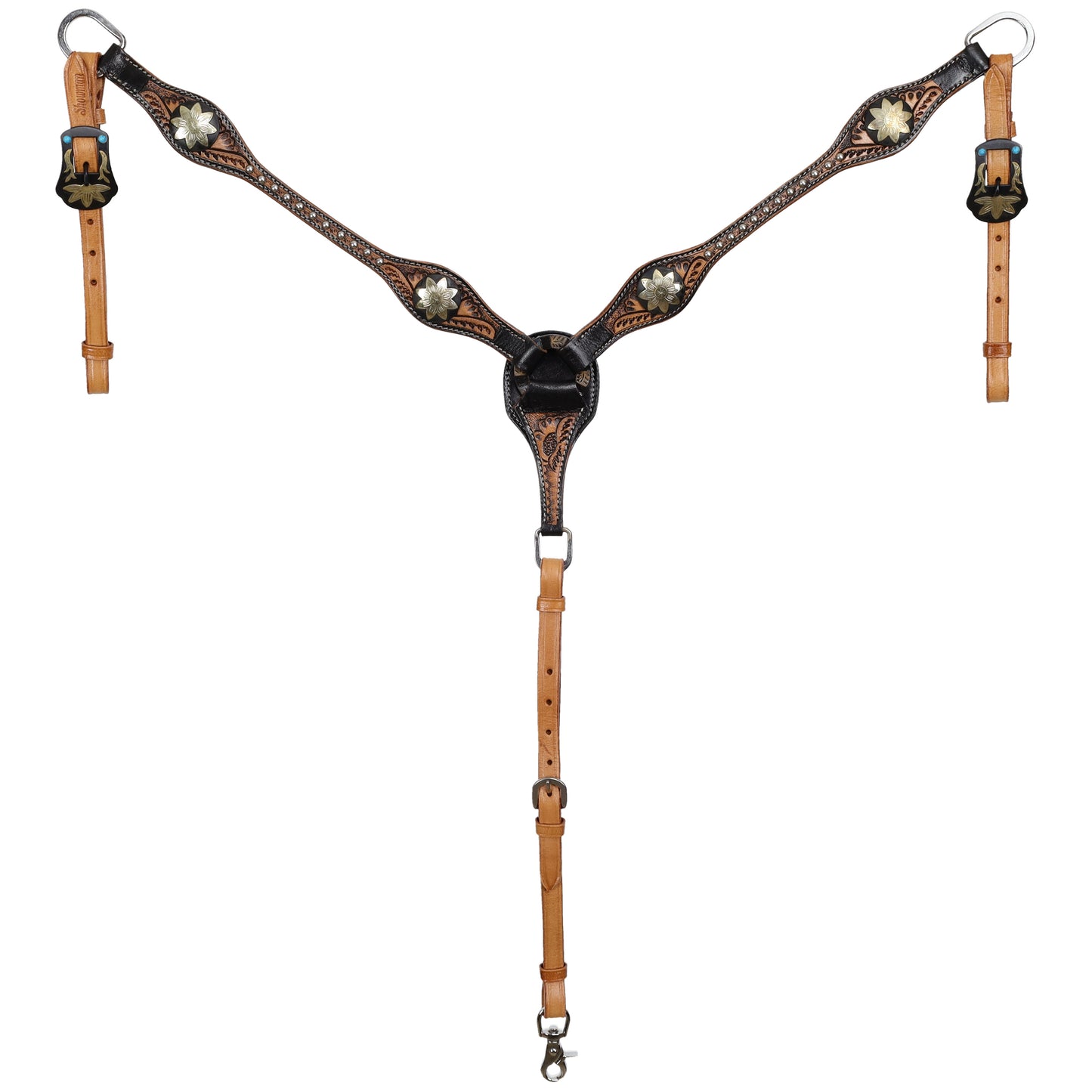 Sterling Floral Tack Set