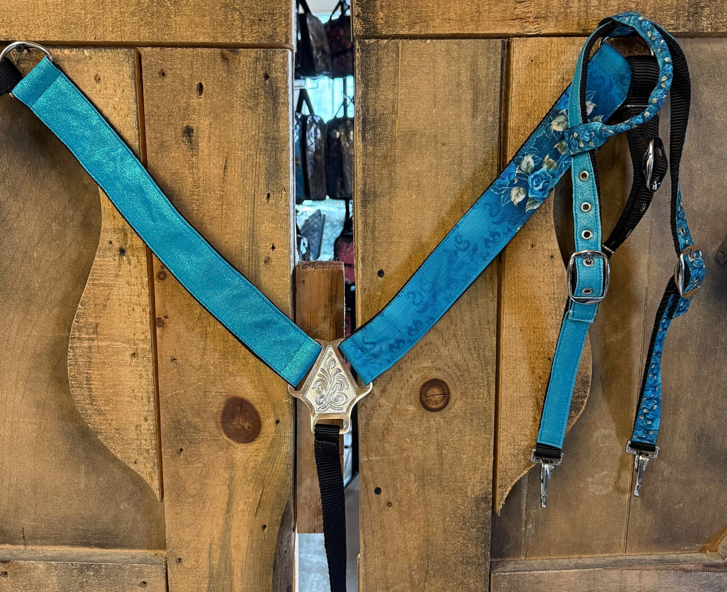SLWG Turquoise Rose Nylon Set