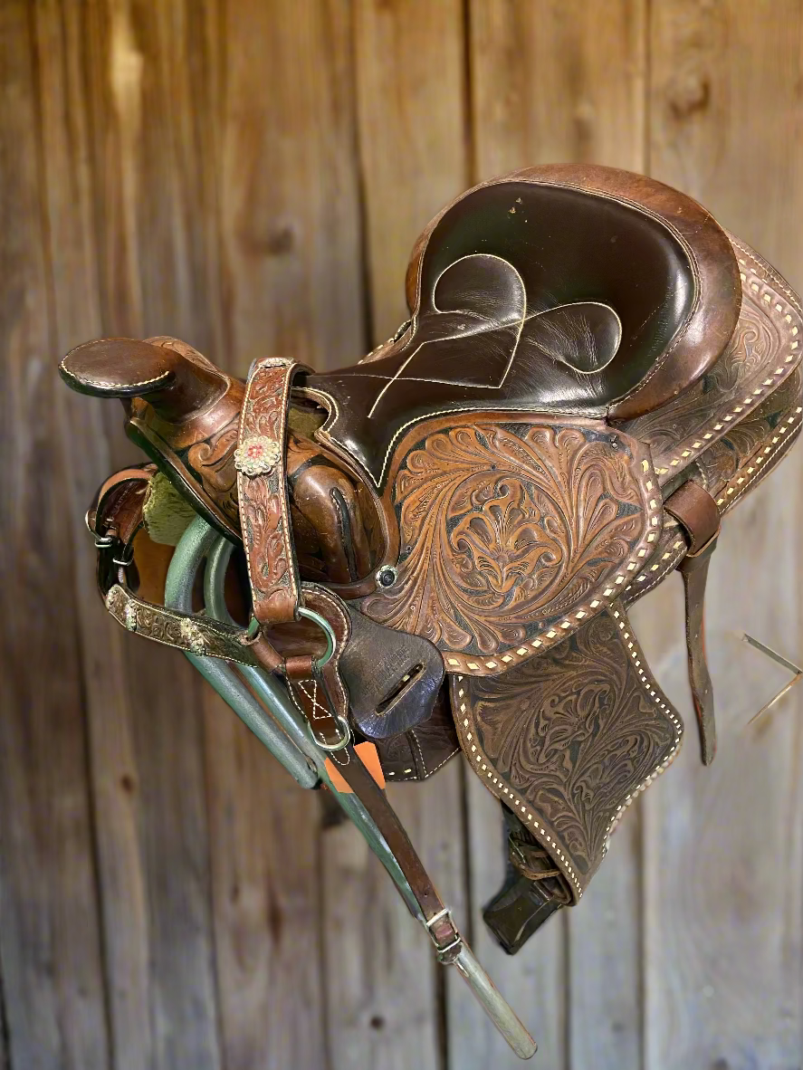 14" Western Rawhide Pleasure Saddle