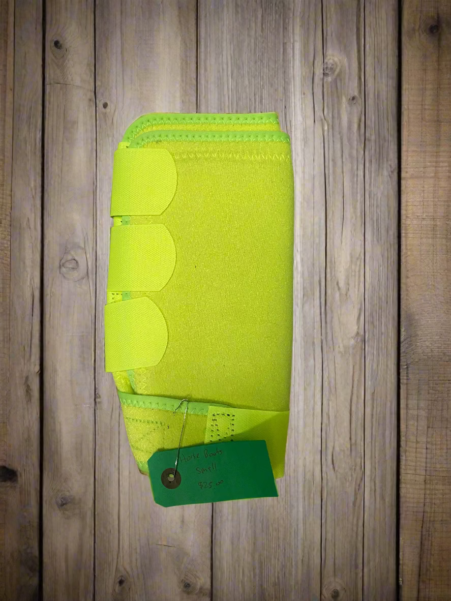 Lime Green Horse Boots