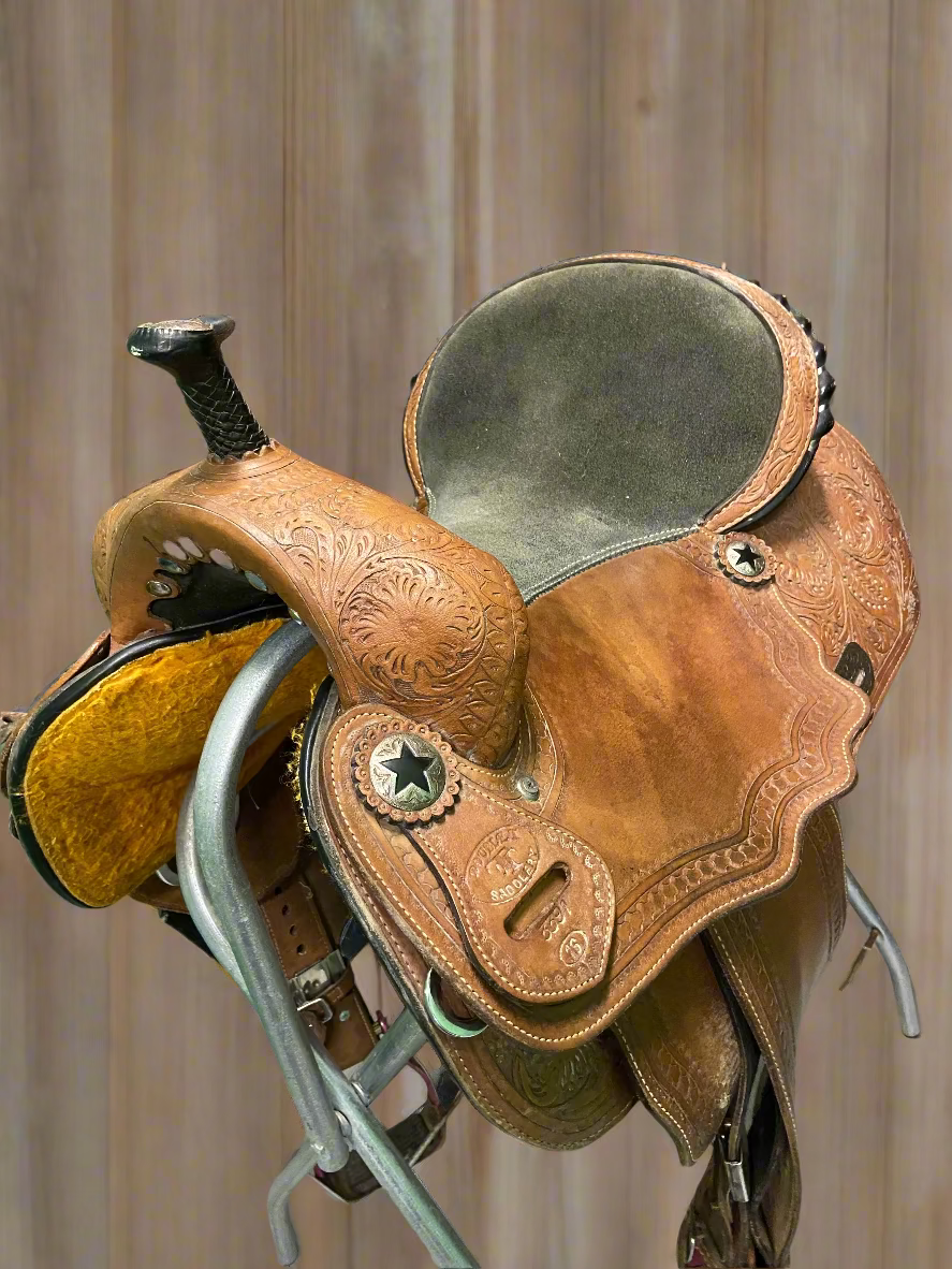 16" Double T Barrel Saddle