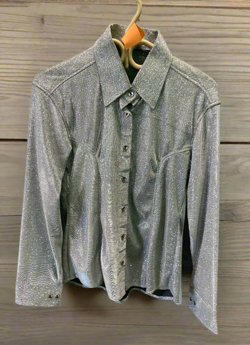 SLWG Silver Sparkle Western Shirt