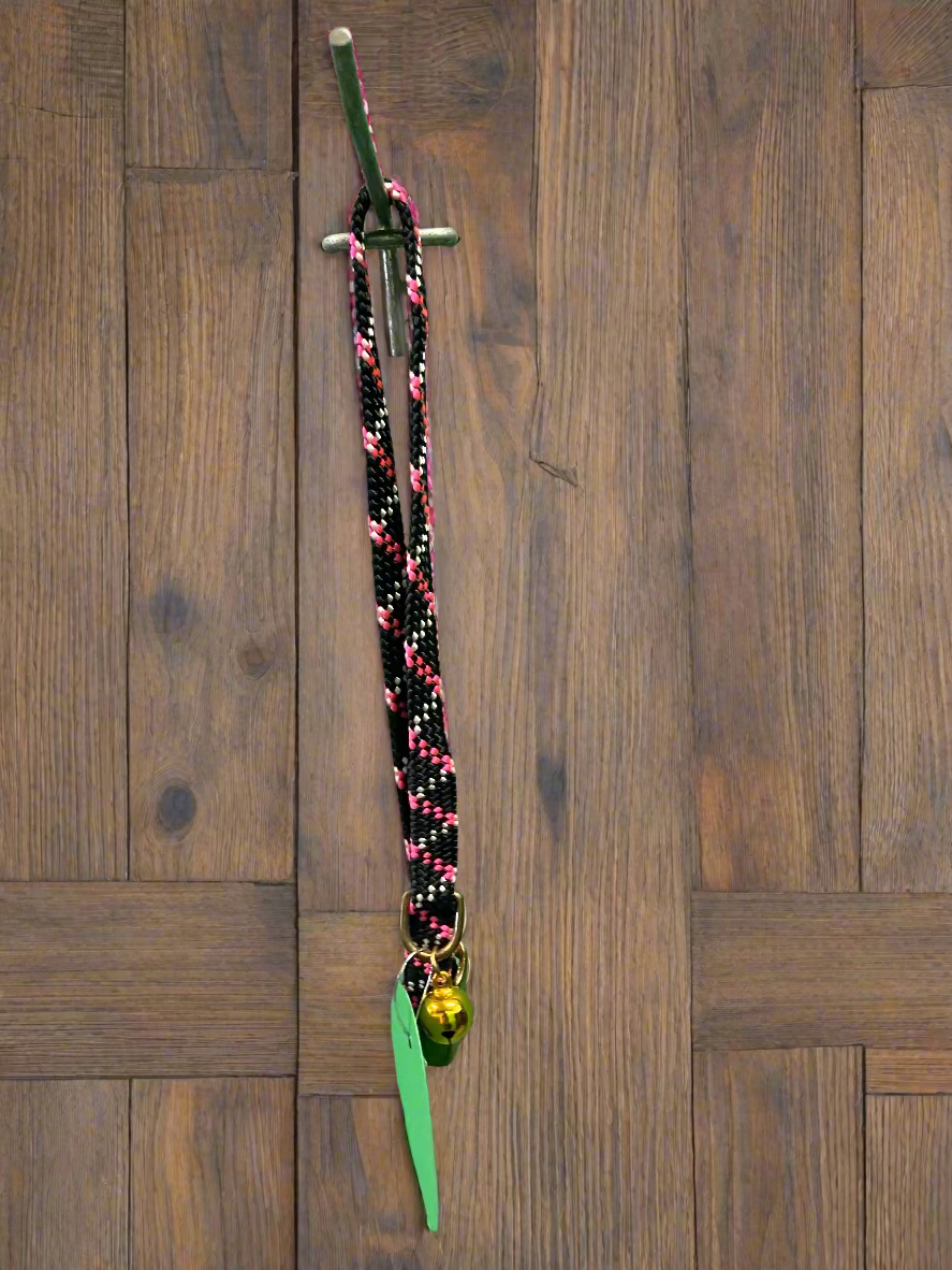 Pink & Black Cat Collar
