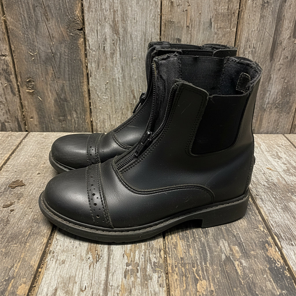 Tuffrider Children's Zip Paddock Boots- Size 2