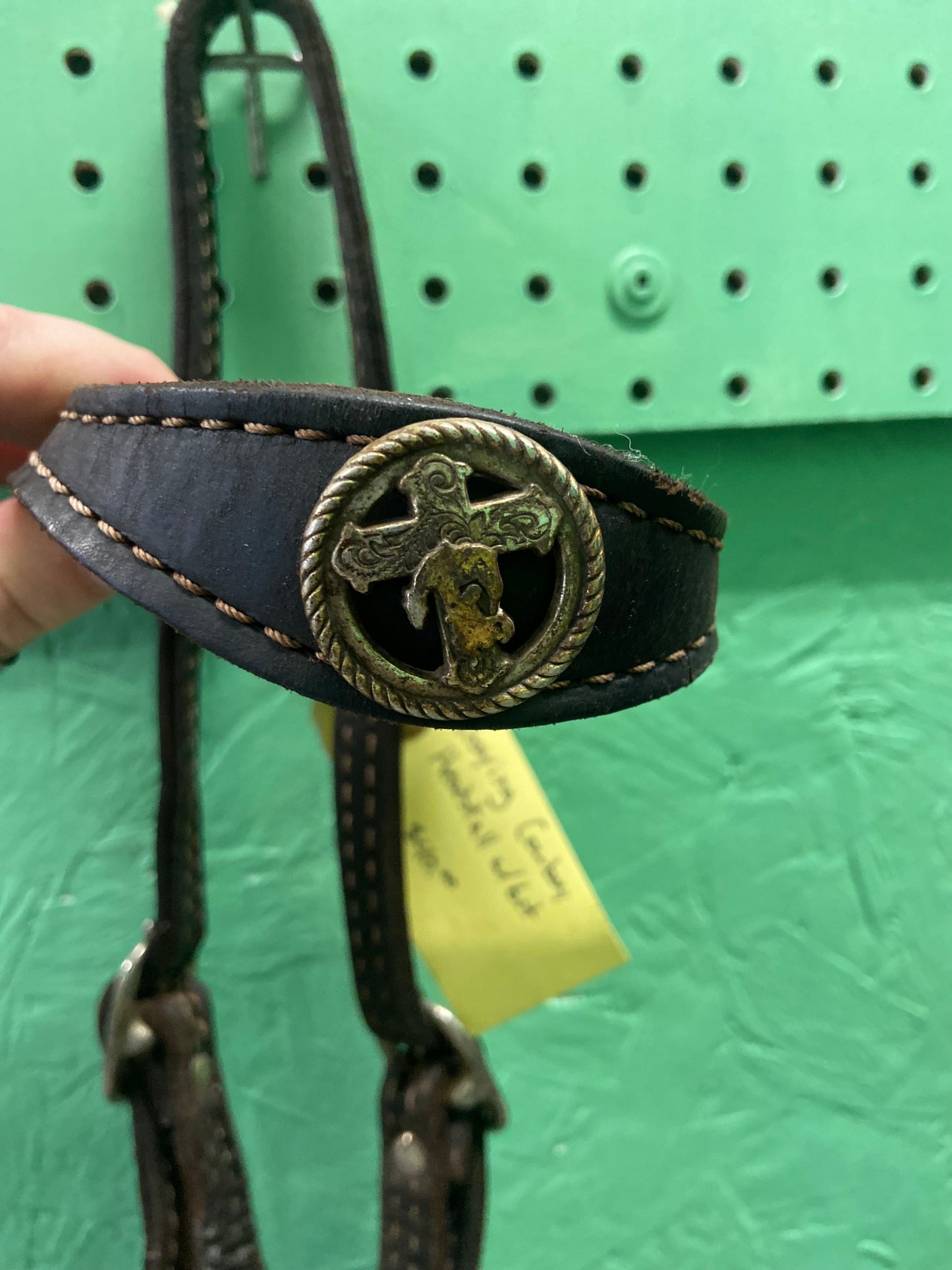 "Praying Cowboy" Concho Headstall w/Snaffle