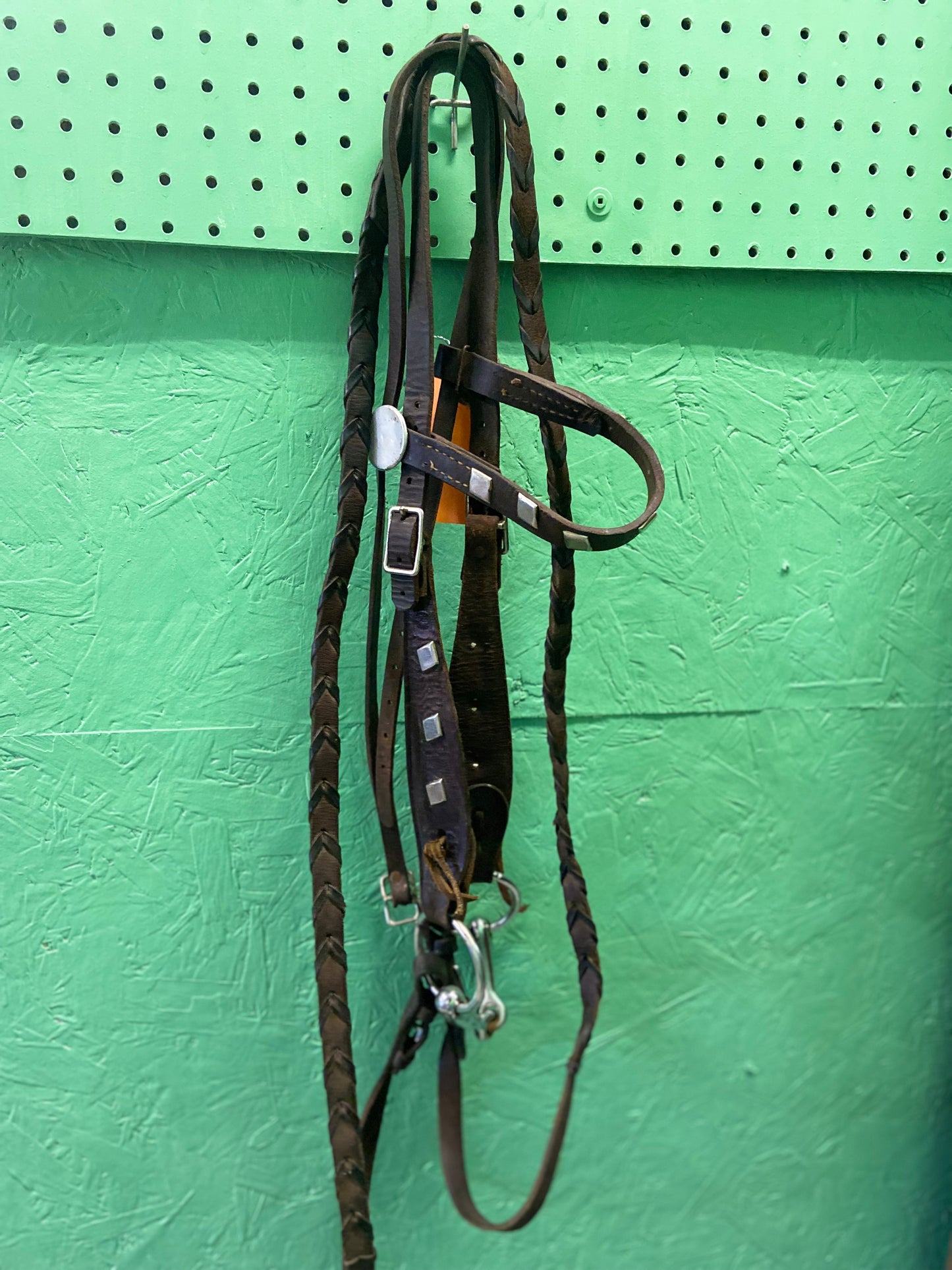 Square Dot Pony Headstall w/Bit & Reins