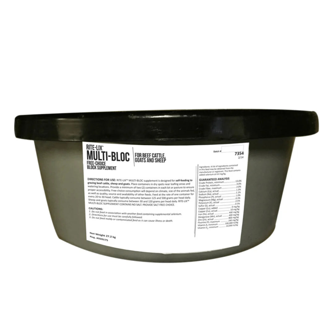 Rite-Lix 13% Multi Sheep & Cattle Tub
