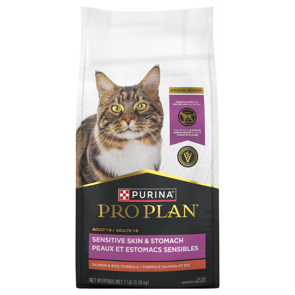 Pro Plan Peau et estomac sensibles Chat 3,18 kg