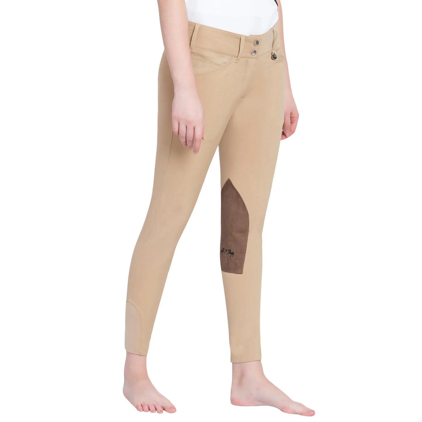 Culotte d'équitation Equine Couture pour femmes Coolmax Champion avec renforts aux genoux