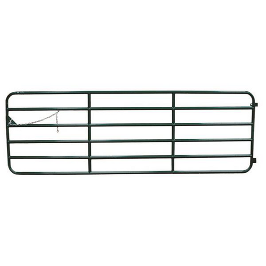10ft Diamond Bar Gate- Black