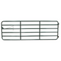 10ft Diamond Bar Gate- Black