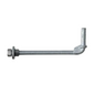 12" Gate Hinge Galvanized
