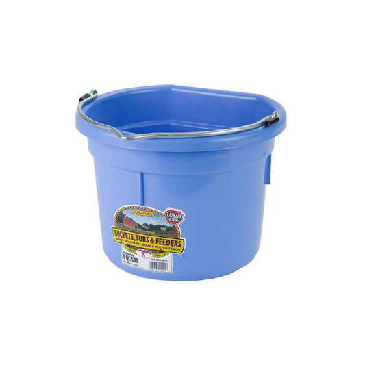 8qt Flat Back Bucket