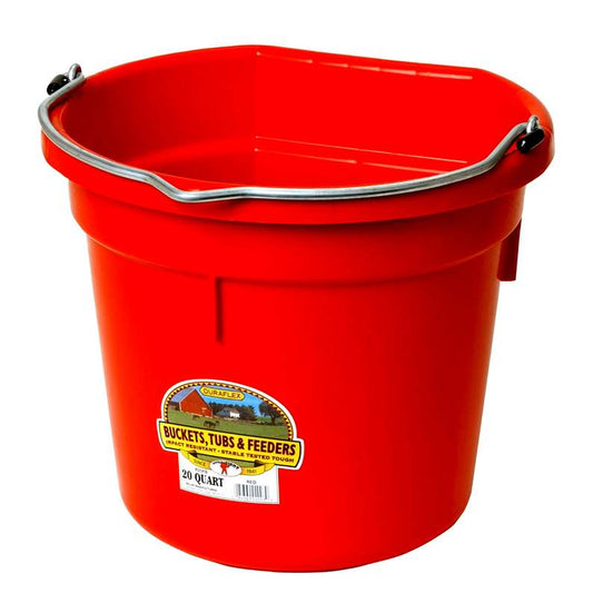 20qt Flat Back Bucket
