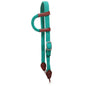Nylon One Ear Headstall w/Leather Accents