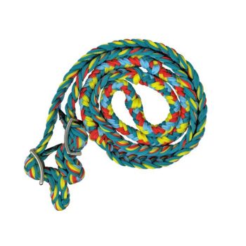 Nylon Braided Barrel Reins w/Snaps