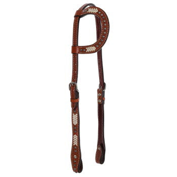 One Ear Headstall w/Rawhide Accents