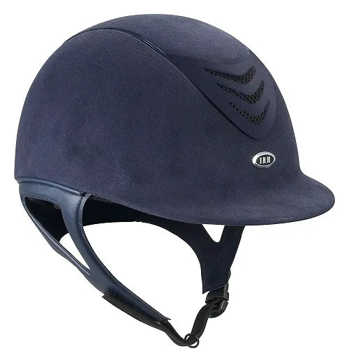 Casque IRH IR4G en daim bleu marine avec aération mate