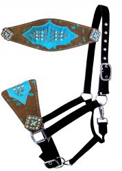 Cowhide Acid Wash Bronc Halter