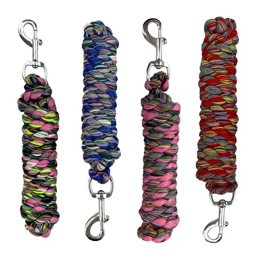 10ft Multicolor Assorted Cotton Lead w/Snap