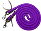 8ft Braided Soft Polyester Barrel Reins