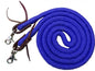 8ft Braided Soft Polyester Barrel Reins