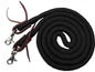 8ft Braided Soft Polyester Barrel Reins