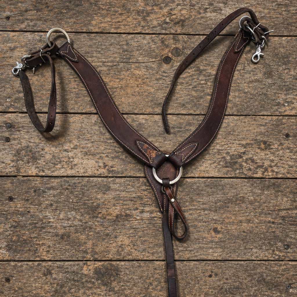 Western Rawhide Breastcollar w/Tie Down Keeper