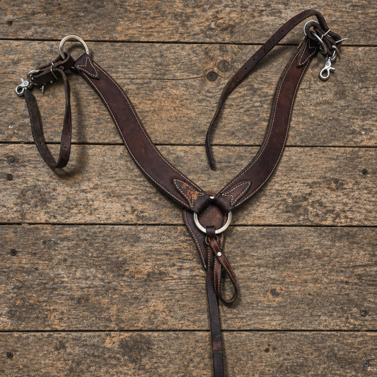 Western Rawhide Breastcollar w/Tie Down Keeper
