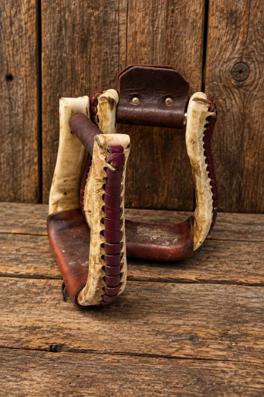 Billy Cook Rawhide Wrapped Stirrups