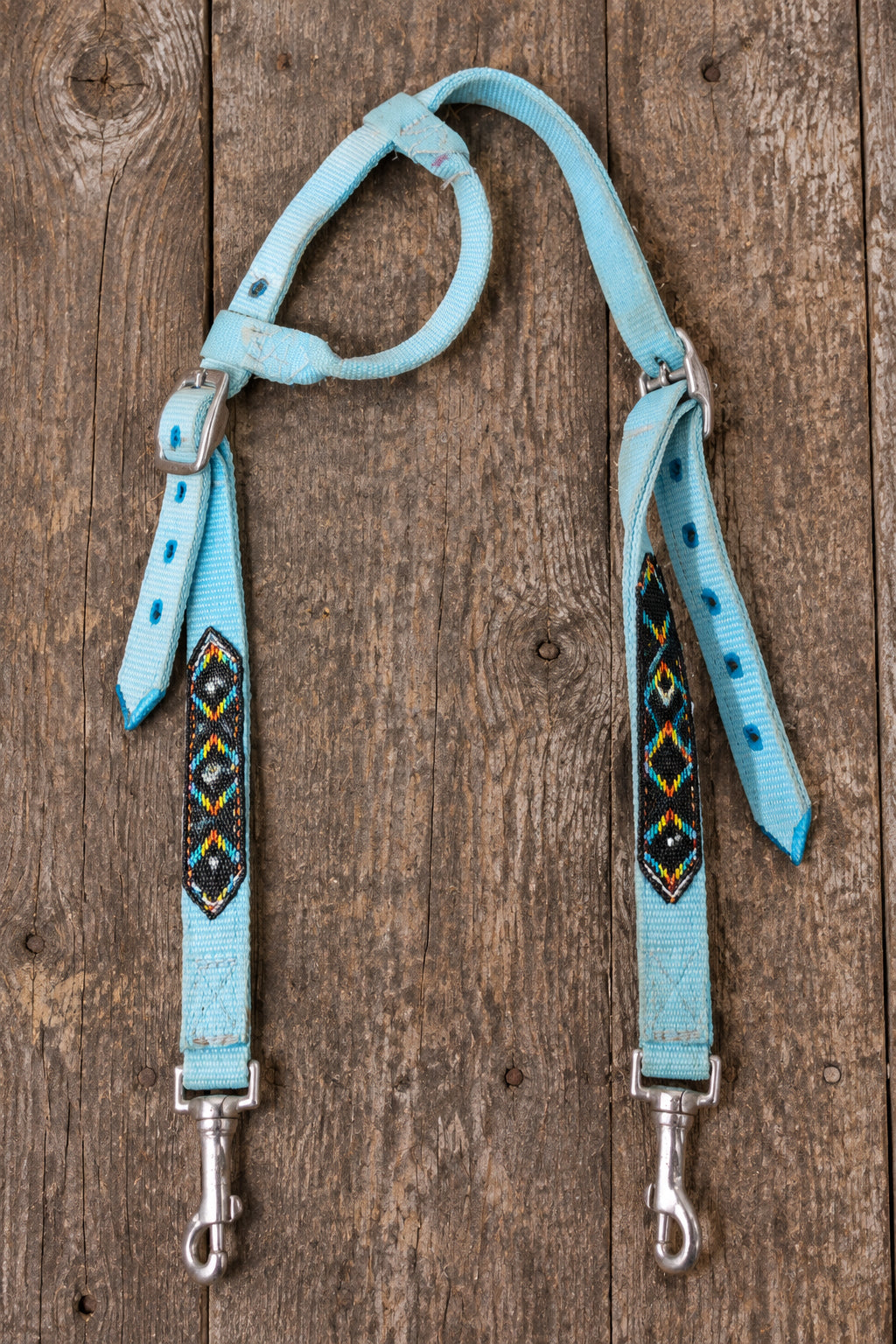 Blue Nylon Headstall