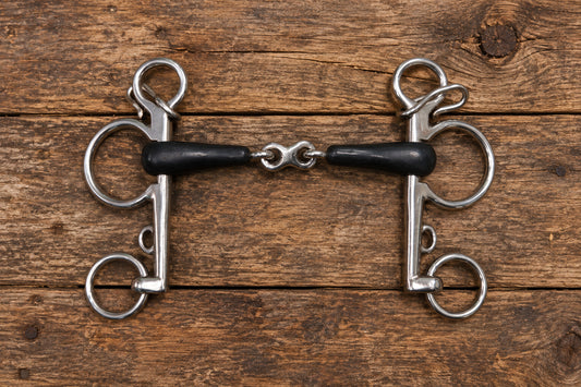 Pelham French Link Rubber Bit
