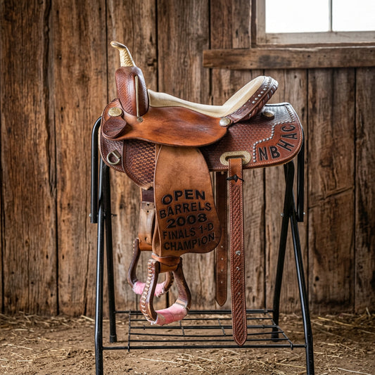 15" Economy Racer by Pro Qualifier Barrel Saddle