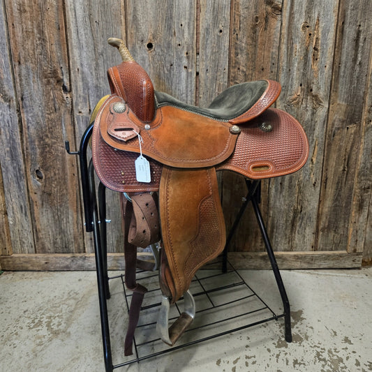 15" Country Legend by Western Rawhide Barrel Saddle