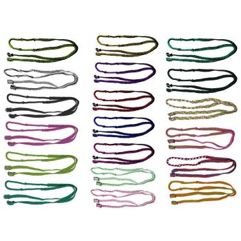 7ft Braided Nylon Barrel Reins w/Easy Grip Knots