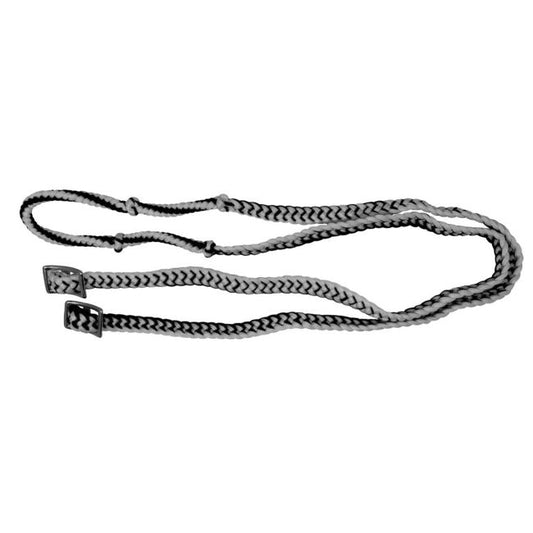 7ft Braided Nylon Barrel Reins w/Easy Grip Knots